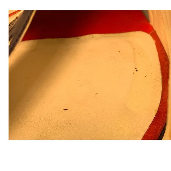 Vintage Norman Kaplan Vegas Women's American Flag Heels 10 - Picture 11 of 12